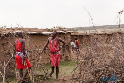 Kena_Masajská vesnice