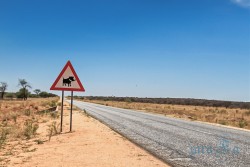 Namibie - cestou